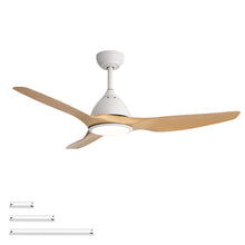 Load image into Gallery viewer, Bredoom Ceiling Fan With Remote Control And LED Light, Blades, Reversible DC Motor For Indoor / Outdoor Use