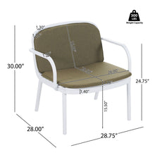 Load image into Gallery viewer, Luna - Outdoor Patio 3 Pieces Chat Set