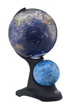 Load image into Gallery viewer, Poly Dual Globe - Blue / Black