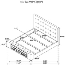 Load image into Gallery viewer, Crombie - Bed With Visual Flame Feature