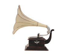 Load image into Gallery viewer, c1911 HMV Gramophone Built to Scale Model Sculpture - Brown