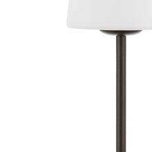 Load image into Gallery viewer, USB Table Lamp With Empire Shade - Antiqued Bronze