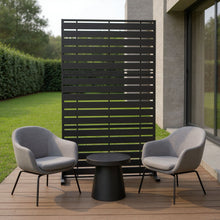 Load image into Gallery viewer, Three Panel Screen Room Divider (562862) - Black