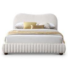 Load image into Gallery viewer, Norme - Queen Size Upholstered Low Profile Platform Bed - Cream