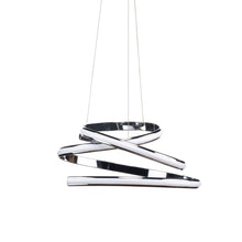 Load image into Gallery viewer, Metal LED Dimmable Chandelier - Silver