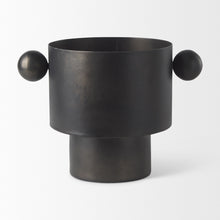 Load image into Gallery viewer, Round Table Vase (729957) - Black