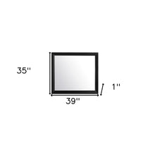 Load image into Gallery viewer, 35" Accent Mirror With Frame - Black