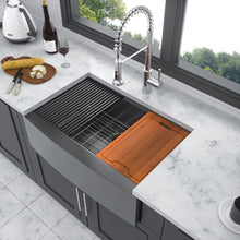 Load image into Gallery viewer, Farmhouse Kitchen Sink Workstation, Apron Front