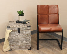 Load image into Gallery viewer, Solid Wood Square End Table - Gray