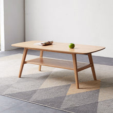 Load image into Gallery viewer, Low Coffee Table With Storage Shelf