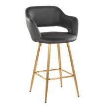 Load image into Gallery viewer, Margarite - Contemporary Fixed Height Counter Stool With Footrest (Set of 2) With Square