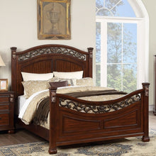 Load image into Gallery viewer, 3 Piece Bedroom Set, Elegant Panel Bed With 2 Nightstands