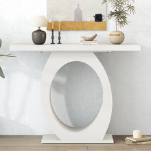 Load image into Gallery viewer, Console Table With Oval Base And Reinforced Bottom Plate