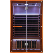Load image into Gallery viewer, Double Sauna Room With Carbon Heating Plates - American White Oak