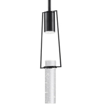 Load image into Gallery viewer, Transparent Metal LED Dimmable Chandelier With Shades - Black / Clear