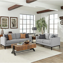 Load image into Gallery viewer, Montauk - 2 Piece Arms Living Room Set With Upholstered Seating - Light Gray