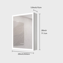 Load image into Gallery viewer, Bathroom Medicine Cabinet With Lights, LED Medicine Cabinet With Mirror, Lighted Medicine Cabinet With Defogger