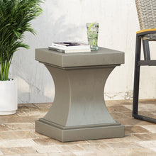 Load image into Gallery viewer, Athena - Modern Side Table With Pedestal Design