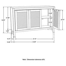 Load image into Gallery viewer, Ashton - 3 Door Accent Cabinet - Natural