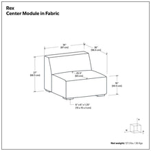 Load image into Gallery viewer, Rex - Center Sofa Module