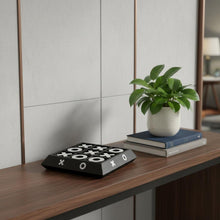 Load image into Gallery viewer, Dark Tic Tac Toe Game Sculpture - Nickel