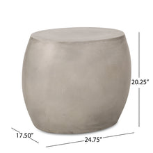 Load image into Gallery viewer, Outdoor Oval Shaped Side Table