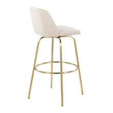 Load image into Gallery viewer, Toriano - Contemporary Fixed Height Barstool With Swivel And Round Footrest (Set of 2)