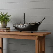 Load image into Gallery viewer, Hand Painted Model Boat (624308) - Black