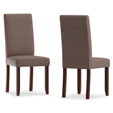 Load image into Gallery viewer, Wood Dining Parsons Chairs (Set of 2) - Coffee / Brown