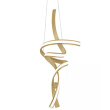 Load image into Gallery viewer, 2 Light Metal LED Dimmable Chandelier - Gold