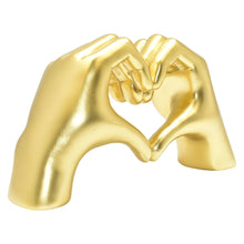 Load image into Gallery viewer, Heart Hands Tabletop Sculpture - Gold
