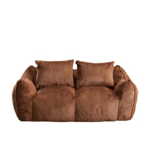 Load image into Gallery viewer, Giant Bean Bag Couch, Ultra Soft Fluffy Loveseat For Living Room