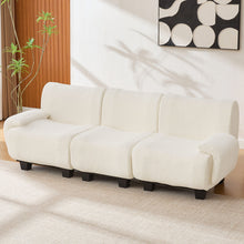 Load image into Gallery viewer, 3 Seater Sofa Couch With Curved Armrests