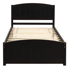 Load image into Gallery viewer, Platform Bed & Headboard, Footboard And Wood Slat Support