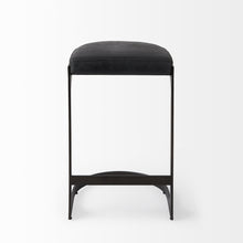 Load image into Gallery viewer, 29" Iron Backless Bar Chair - Black