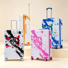 Load image into Gallery viewer, Luggage With Printed Pattern, Combination Lock