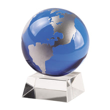 Load image into Gallery viewer, Modern Abstract Tabletop Sculpture - Clear / Blue