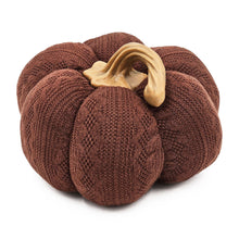 Load image into Gallery viewer, Pumpkin Ornament Decor For Holiday Harvest Festival Fall Festival & Thanksgiving (Set of 2) - Dark Brown