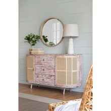 Load image into Gallery viewer, TV Console With Cane Doors - Multicolor
