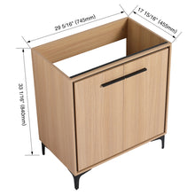 Load image into Gallery viewer, Modern Bathroom Vanity Cabinet With Soft Closing Doors