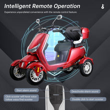 Load image into Gallery viewer, Electric Mobility Scooter With Big Size And High Power - Red