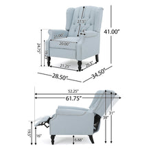 Load image into Gallery viewer, Tufted Arm Chair Recliner