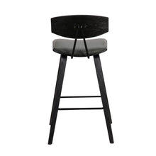 Load image into Gallery viewer, Iron Low Back Bar Height Bar Chair - Gray And Black