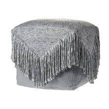 Load image into Gallery viewer, Wool Ottoman - Gray