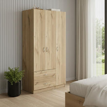 Load image into Gallery viewer, Two Drawer Combo Dresser - Light Oak