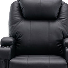Load image into Gallery viewer, Power Heated Massage Lift AssiStand Recliner - Black