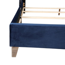 Load image into Gallery viewer, Upholstered Nailhead Trim Chic Bed