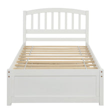 Load image into Gallery viewer, Platform Bed Wood Bed Frame With Trundle