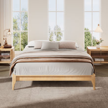 Load image into Gallery viewer, Solid Dry Bamboo Platform Bed Frame, With Slat Support