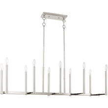 Load image into Gallery viewer, 18'' Ten Light Dimmable Chandelier With Shades - Nickel